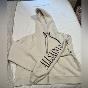 All-Saints zip up hoodie